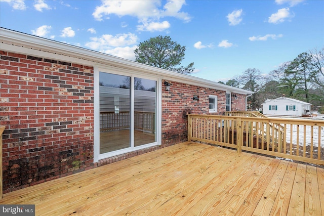 view of deck