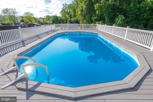 view of pool