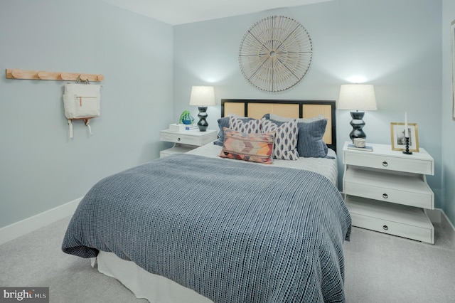 bedroom featuring carpet floors