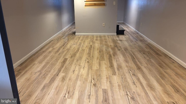 interior space with wood-type flooring