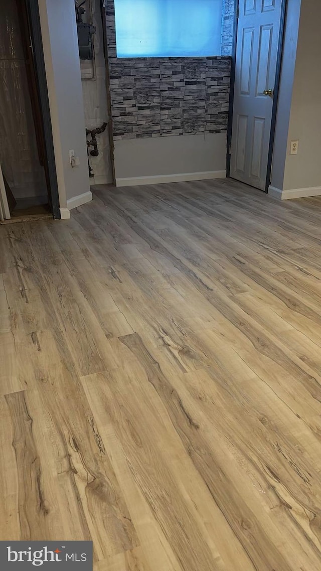 interior space featuring light hardwood / wood-style flooring