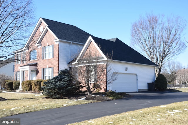 view of home's exterior featuring a garage