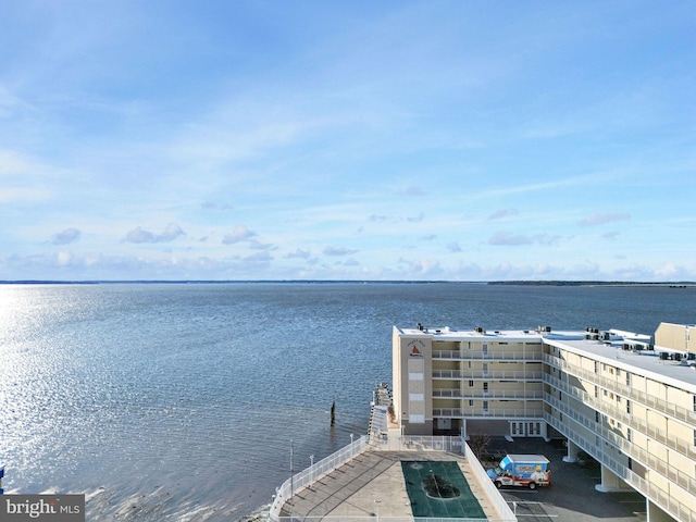 view of water feature