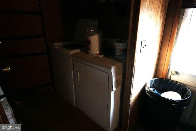 laundry room with laundry area and washer and dryer