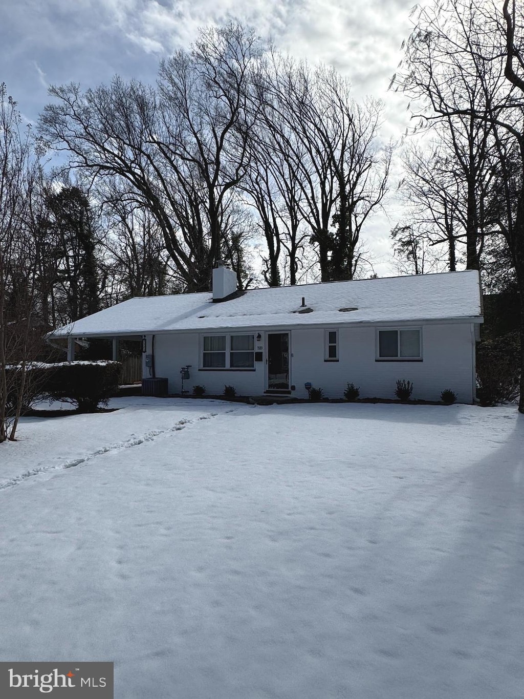 view of ranch-style house