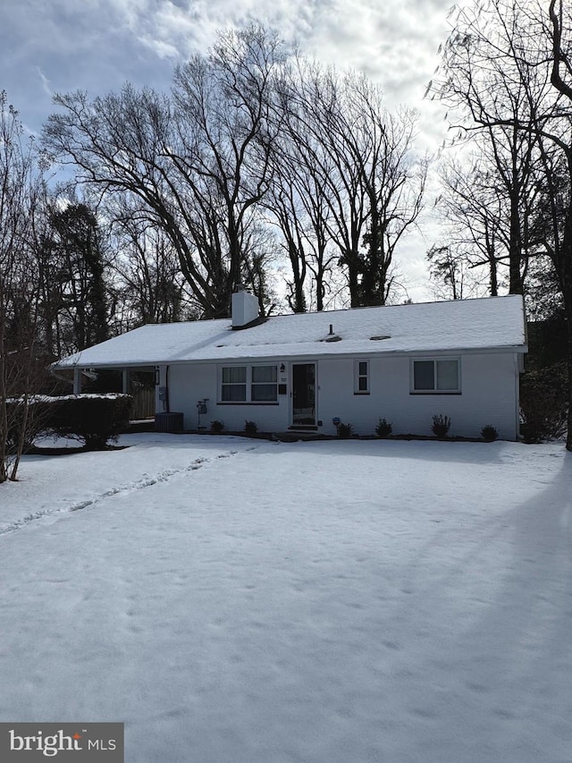 view of ranch-style house