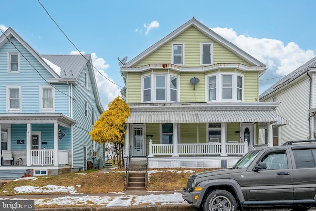 victorian house with covered porch