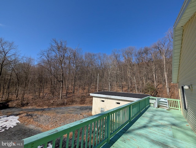 view of deck