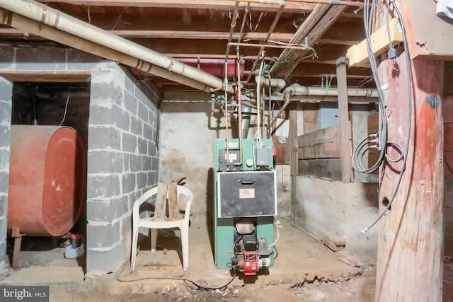 view of utility room