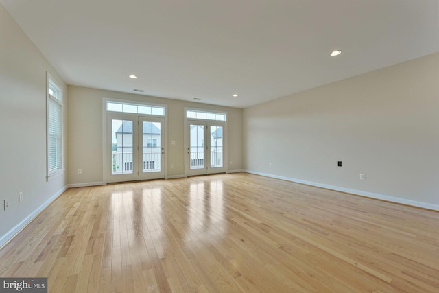 20765 Duxbury Ter, Ashburn, VA 20147 - spare room featuring light wood finished floors and recessed lighting