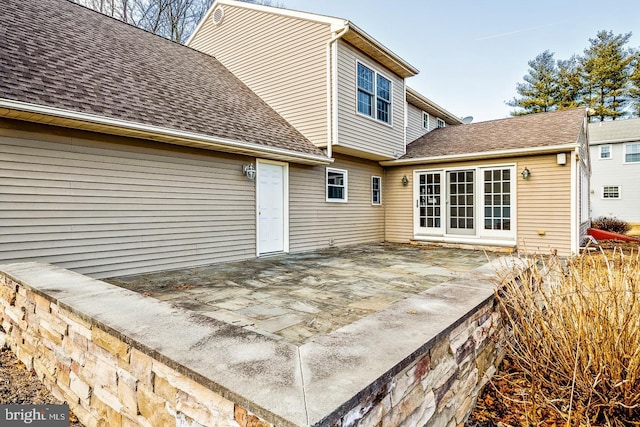 rear view of house featuring a patio area