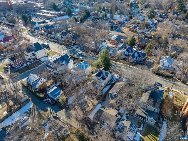708 Locust Ave, Charlottesville, VA 22902 - aerial view of property's location