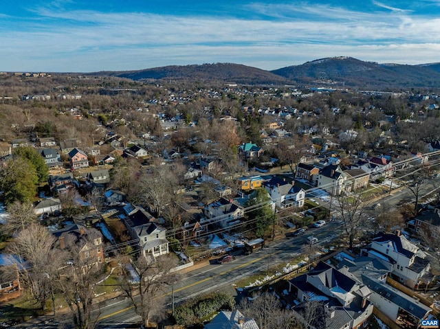 708 Locust Ave, Charlottesville, VA 22902 - view of property location with a mountain backdrop and nearby suburban area