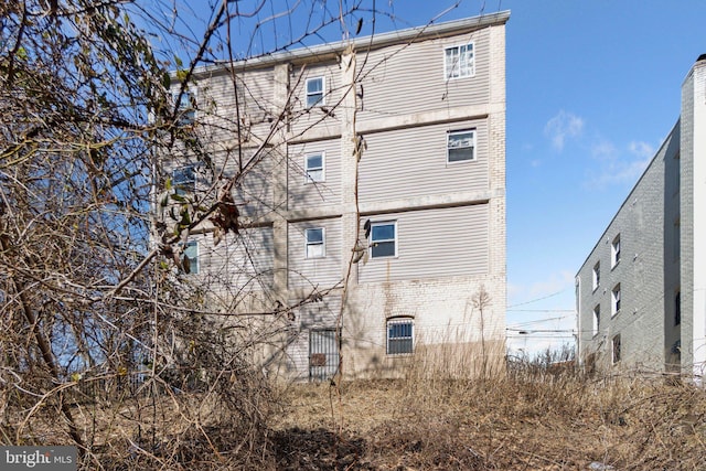 view of rear view of property