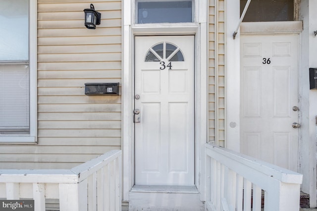 view of property entrance