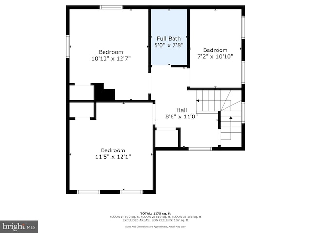 5309 Ethelbert Ave, Baltimore, MD 21215 - floor plan