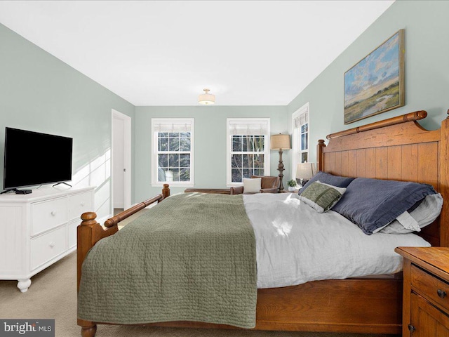 bedroom featuring carpet flooring