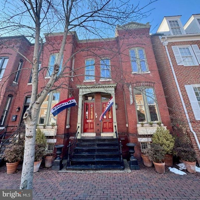 multi unit property with brick siding