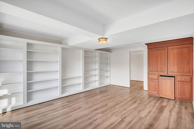 interior space with light wood-type flooring