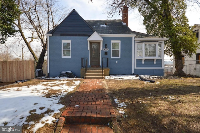 view of bungalow-style house