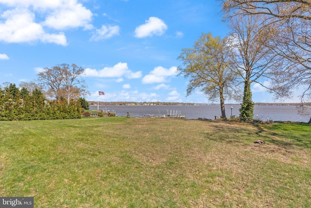 317 Kennard Ave, Edgewood, MD 21040 - view of yard featuring a water view