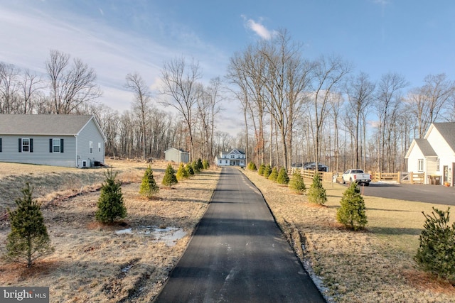 view of road