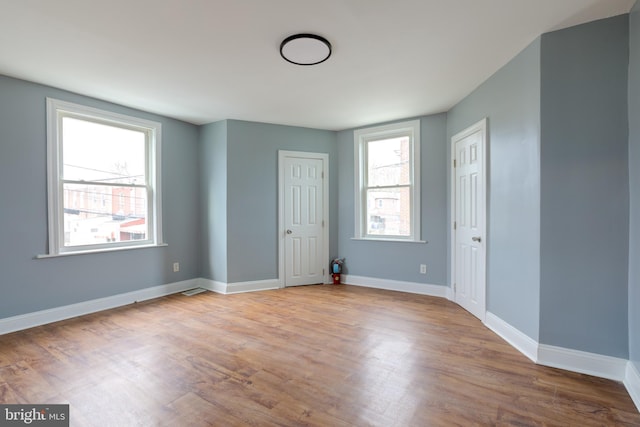 interior space featuring light wood-type flooring