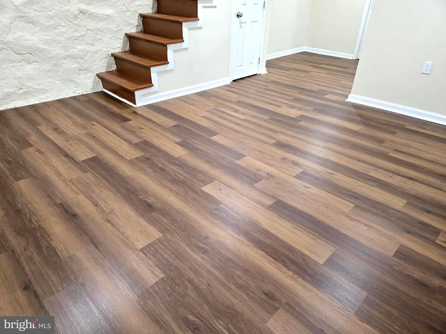 interior space featuring hardwood / wood-style floors