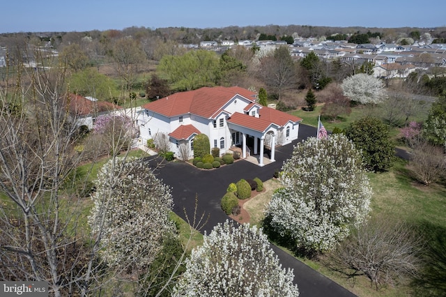bird's eye view