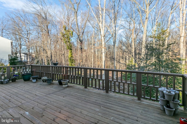 view of deck