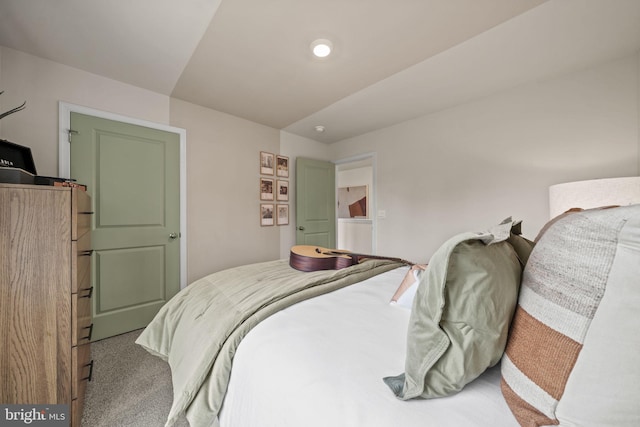 bedroom featuring carpet floors