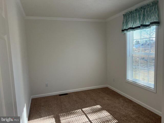 1355 Connecticut Ave, Hagerstown, MD 21740 - carpeted spare room with a wealth of natural light, baseboards, and ornamental molding