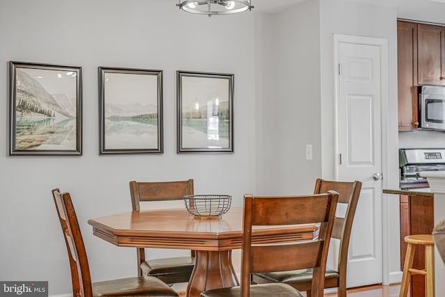 view of dining room