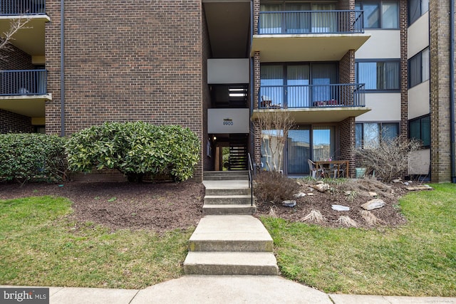 view of property with stairway