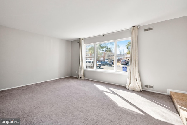 empty room with carpet flooring