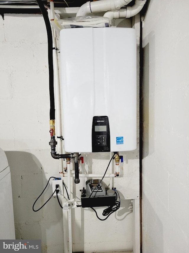 utilities with tankless water heater