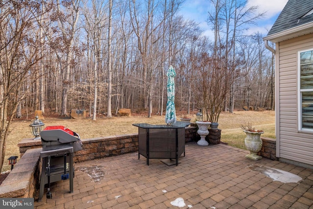 view of patio / terrace with grilling area