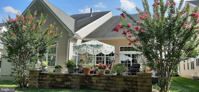 view of rear view of house