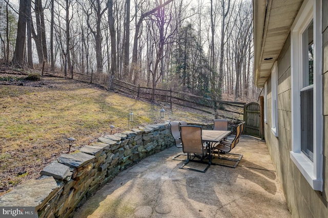 view of patio