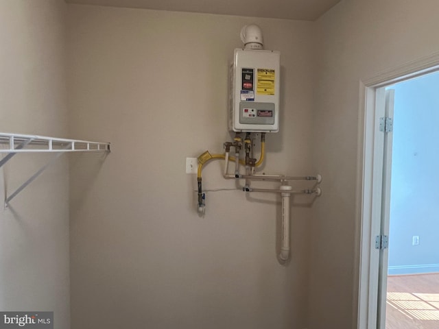 utilities featuring water heater