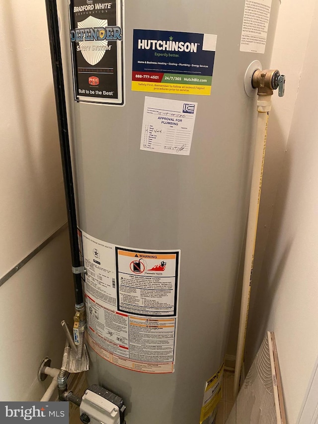 utilities featuring water heater