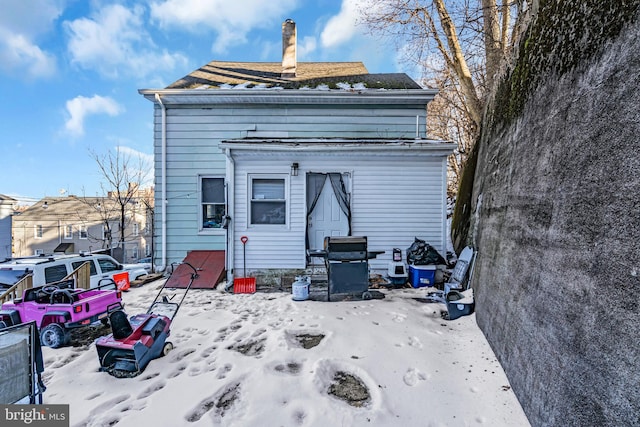 15 White St, Paterson, NJ 07522 - view of snow covered property