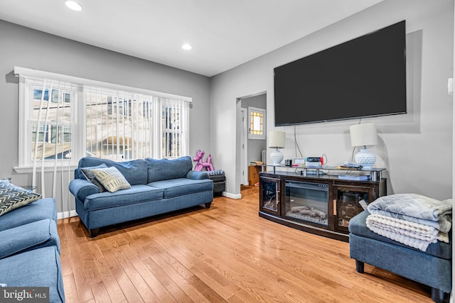 15 White St, Paterson, NJ 07522 - living room featuring wood-type flooring