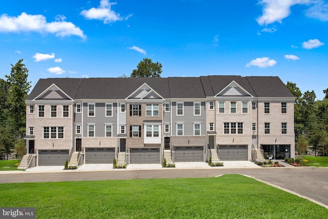 view of property with a front yard