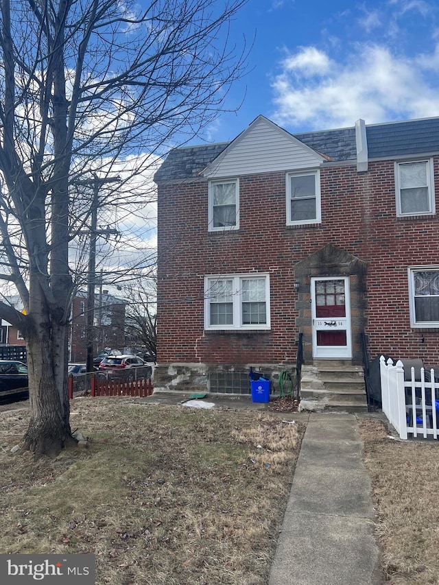 view of front of home