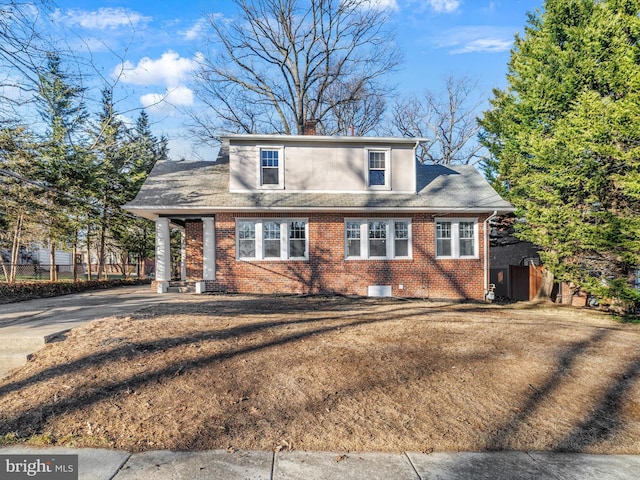 view of front of property