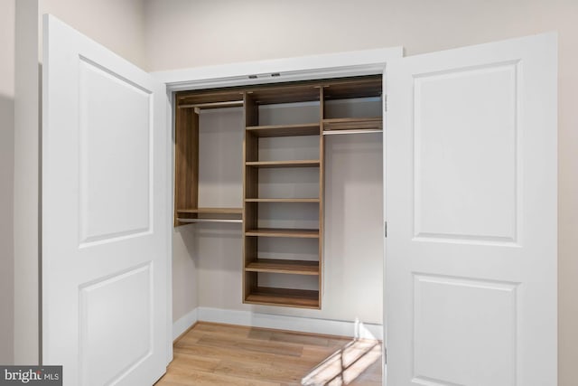 view of closet