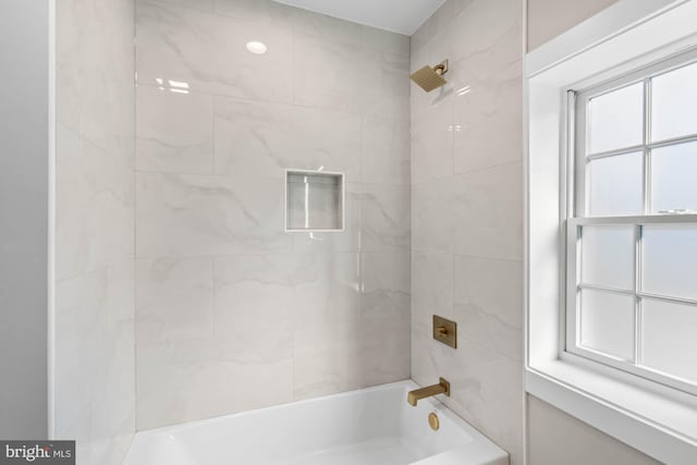 bathroom with shower / bathtub combination