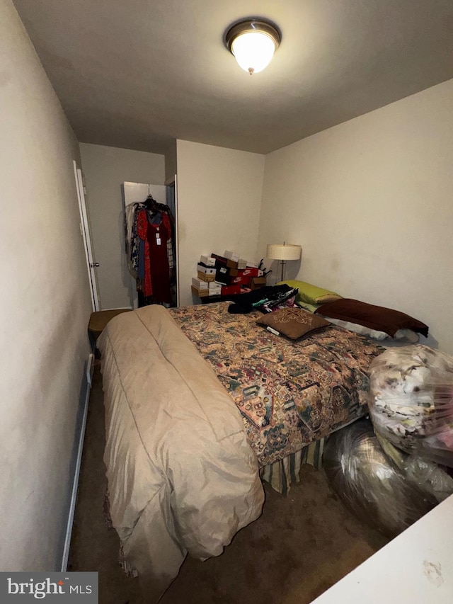 bedroom with carpet flooring