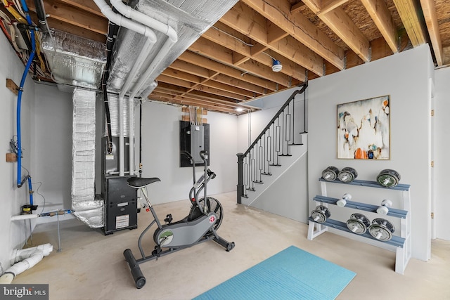 view of workout room